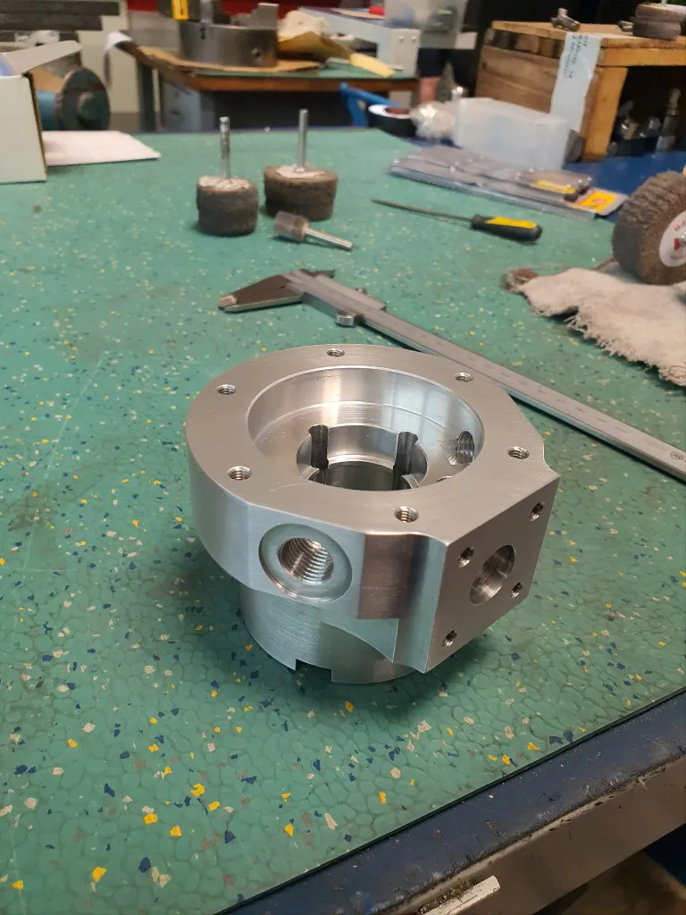 Flangia meccanica speciale lavorata CNC New Tecnowork